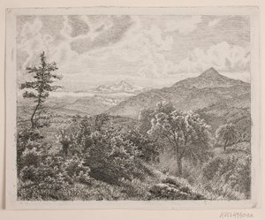 Paysage de haute montagne