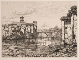 Partie près de Ponte Rotto à Rome