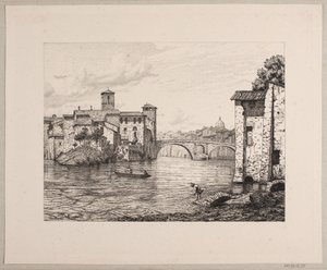 Vue de Ponte Rotto à Rome - Vilhelm Kyhn