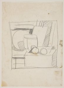 Nature morte avec cruche et pommes
