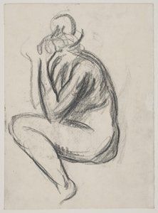 Modèle féminin assis - Vilhelm Lundstrøm