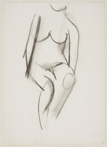 Femme nue assise vue de face - Vilhelm Lundstrøm