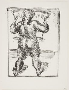 Femme debout de dos