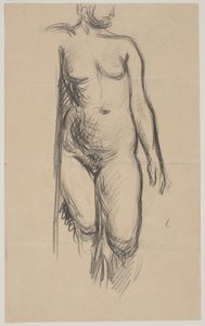Modèle féminin debout