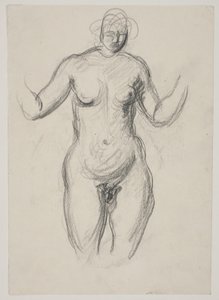 Modèle féminin debout - Vilhelm Lundstrøm