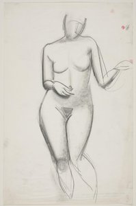 Modèle féminin debout - Vilhelm Lundstrøm