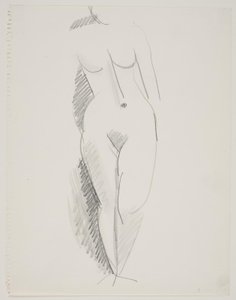 Modèle féminin debout
