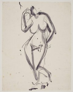 Modèle féminin debout - Vilhelm Lundstrøm