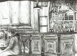 Café à la Bourse Royale, Manchester, 2011 - Vincent Alexander Booth