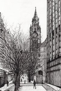 Hôtel de ville de Manchester depuis Deansgate, 2007 - Vincent Alexander Booth