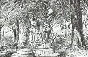 Statue dans le Jardin du Luxembourg Paris, 2003