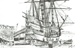 Le Mayflower, Plymouth, Massachusetts. 2003 - Vincent Alexander Booth