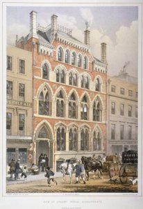 Crosby Hall au no 95 Bishopsgate, City de Londres, 1860