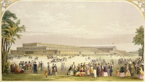 Grande Exposition, 1851 : vue du bâtiment conçu par Joseph Paxton, architecte