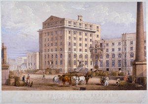 Raffinerie de sucre à Leman Street, Stepney, Londres, 1851