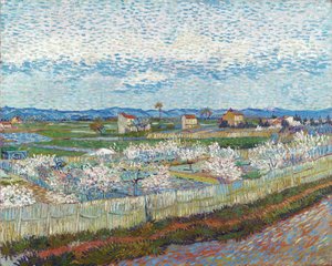 Pêchers en fleurs, 1889