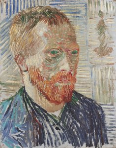 Autoportrait avec estampe japonaise, 1887 - Vincent van Gogh