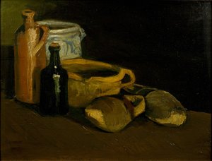 Nature morte avec sabots et pots, 1884