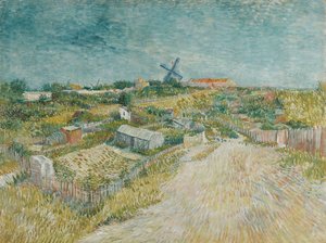 Jardins potagers à Montmartre, 1887