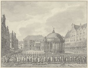 Prestation de serment du règlement gouvernemental sur la Grande Place de Haarlem, 5 septembre 1787