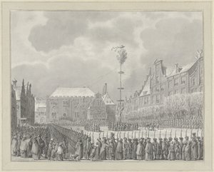 Abolition de la Stathoudérat sur la Grand-Place de Haarlem, 1795