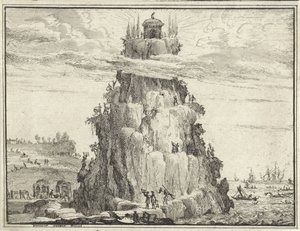 Temple de la sagesse sur un rocher