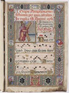 Antiphonaire de La Chapelle Sixtine, propre des saints, saint André - Vincent Raymond