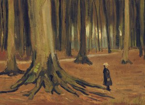 Une fille dans un bois, 1882