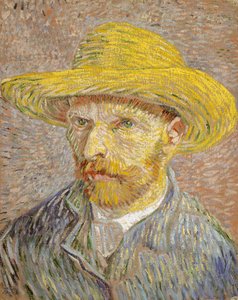 Autoportrait au chapeau de paille