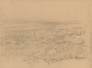 Vue aérienne du village