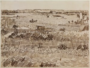 La moisson - Vincent van Gogh
