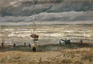 Néerlandais : Zeegezicht bij Scheveningen Vue de la mer à Scheveningen - Vincent van Gogh
