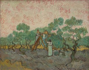 Femmes à la récolte des olives. 1889