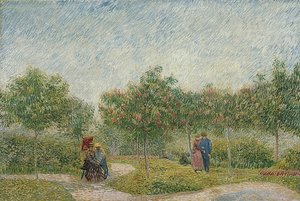 Jardin avec couples : Square Saint-Pierre. 1887 - Vincent van Gogh