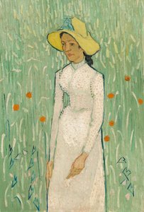 Fille en blanc - Vincent van Gogh