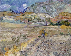 Paysage à Saint-Rémy (Le Champ Labouré)
