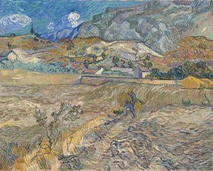 Paysage à Saint-Rémy (Champ Clos avec Paysan)