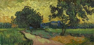 Paysage au crépuscule