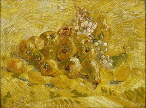 Coings, citrons, poires et raisins, 1887-1888
