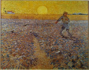 Le semeur au soleil couchant - Vincent van Gogh