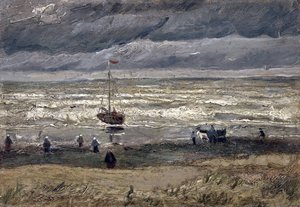 Mer à Scheveningen par Vincent van Gogh - Vincent van Gogh