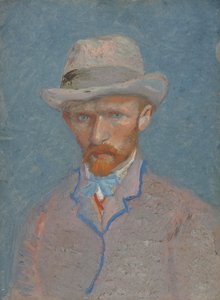 Autoportrait avec chapeau en feutre gris - Vincent van Gogh