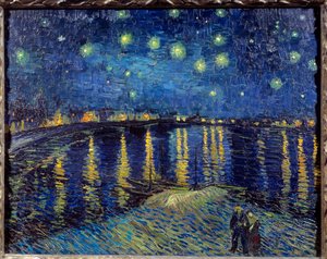Nuit étoilée sur le Rhône