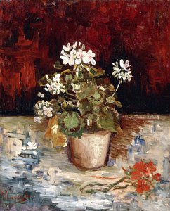 Nature morte avec pot de géraniums, 1886 - Vincent van Gogh