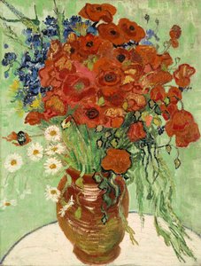 Nature morte, Vase avec marguerites et coquelicots, 1890 - Vincent van Gogh