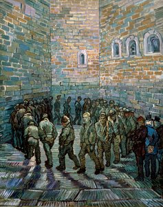 La cour de la prison, 1890