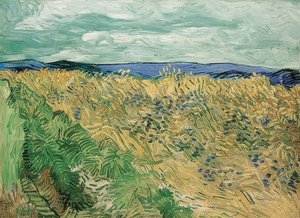 Champ de blé avec bleuets, Auvers-sur-Oise