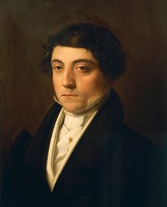 Italie, Milan, Portrait du compositeur italien Gioacchino Rossini (1792-1868), vers 1830