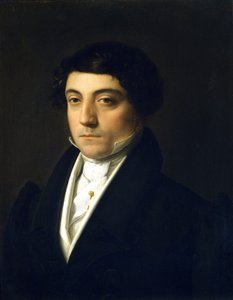 Portrait de Gioacchino Rossini (1792-1868) jeune - par Vincenzo Camuccini (1771-1844), vers 1830. Huile sur toile. Dim. 46,5 x 37 cm. Museo Teatrale alla Scala, Milan (Musée du théâtre de la Scala)