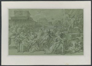 Enlèvement des Sabines, vers 1820